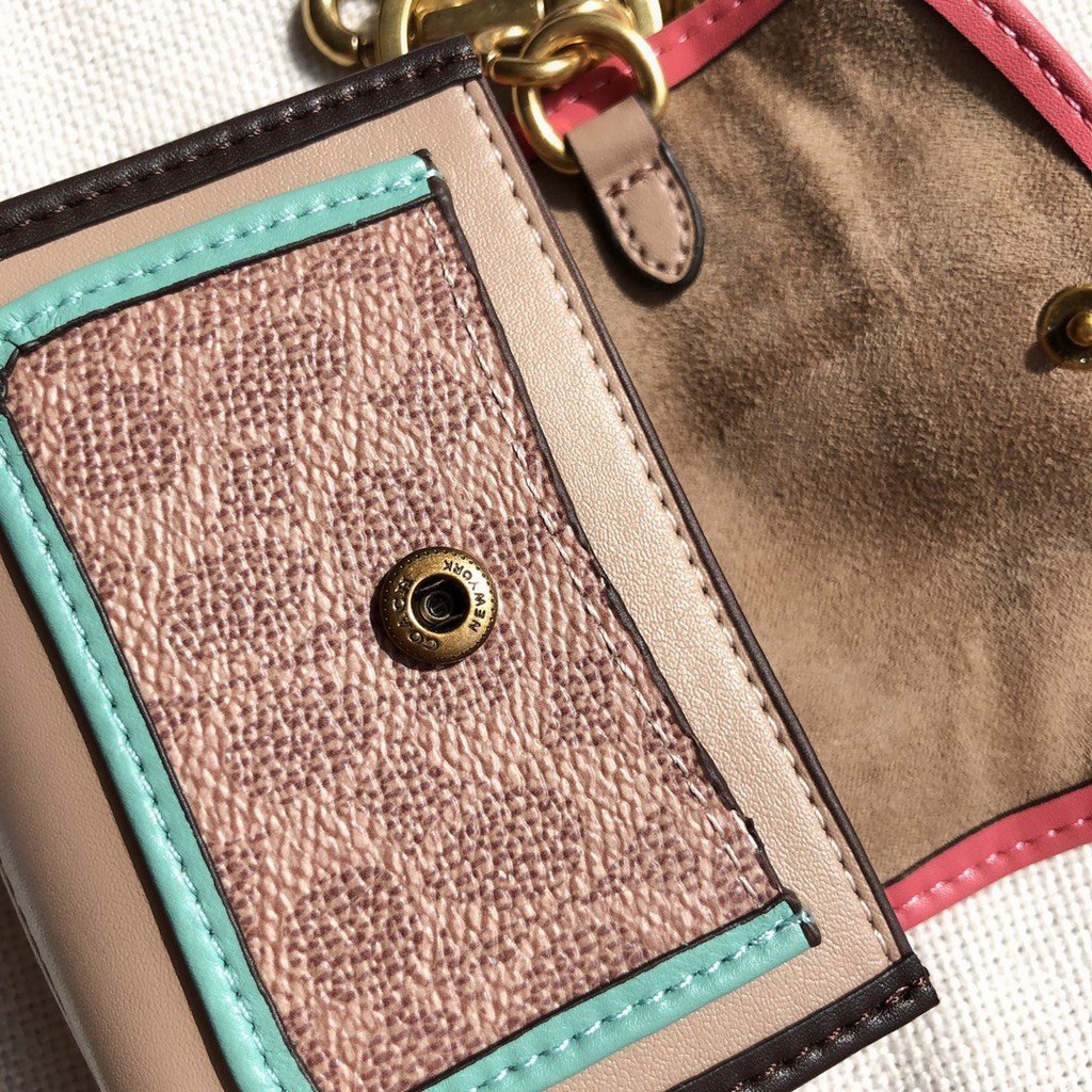 COACH Ví Đựng Tiền Xu Nhỏ Xinh Cho Nữ F89409