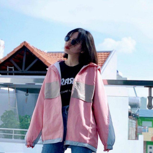 [Ảnh Thật] Áo Khoác Dù Nữ 2 Lớp Trơn Free Size 65kg AK159 TD Fashion