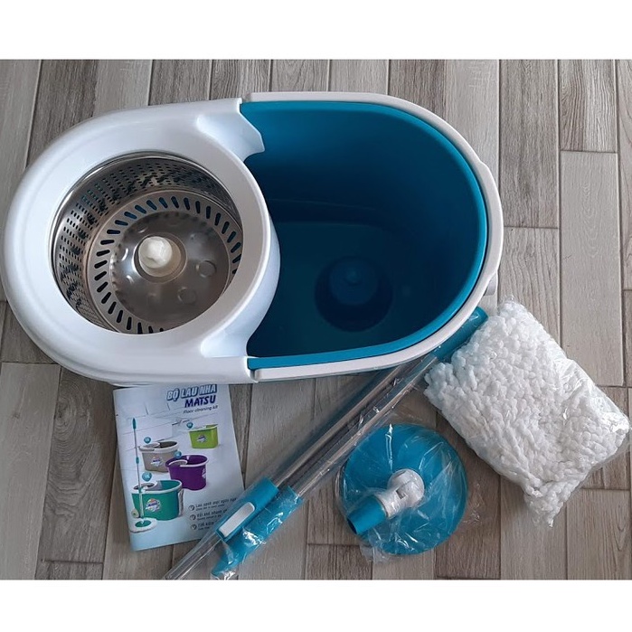 Bộ lau nhà Duy Tân MATSU 11L Có bánh xe và tay kéo