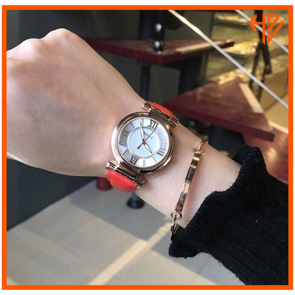 ĐỒNG HỒ NỮ DÂY DA WOKAI HN85 PHONG CÁCH HÀN QUỐC CỰC ĐẸP | BigBuy360 - bigbuy360.vn