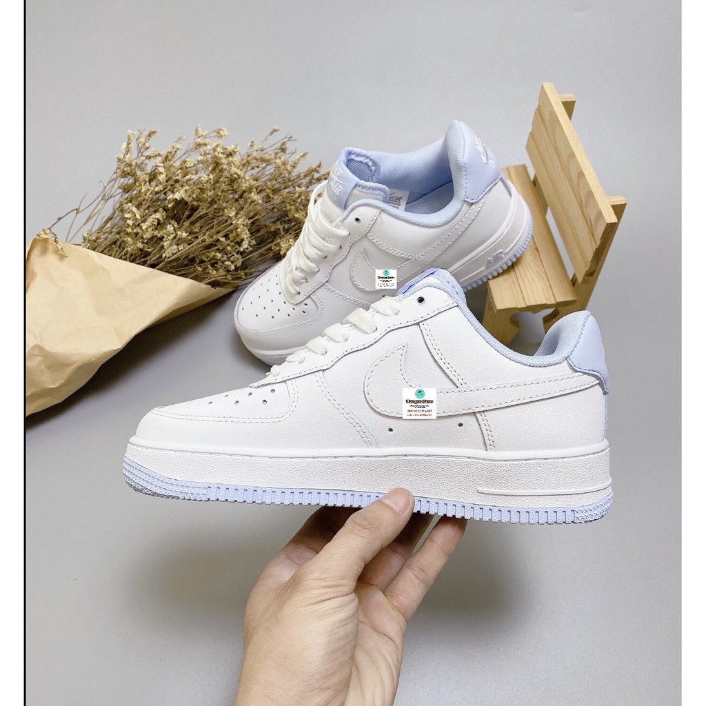 Giày AF1 [Chuẩn 1.1] trắng xanh,  đế cao 3cm , size 36-44 cả nam và nữ full box.Hunger.Store hn | BigBuy360 - bigbuy360.vn