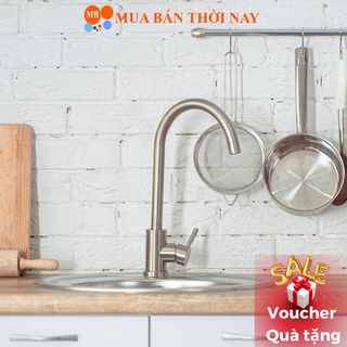Vòi rửa chén bát nóng lạnh Malloca K569 SN , vòi bếp 2 nguồn nước, Cam kết chính hãng