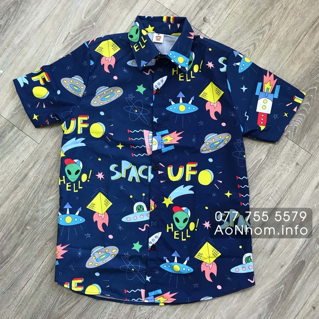 Áo Sơ mi Hoạt hình - UFO | BigBuy360 - bigbuy360.vn