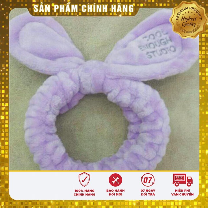 [HÀNG CHÍNH HÃNG_FREESHIP] Băng đô nơ Cool Enough Studio nhung mềm