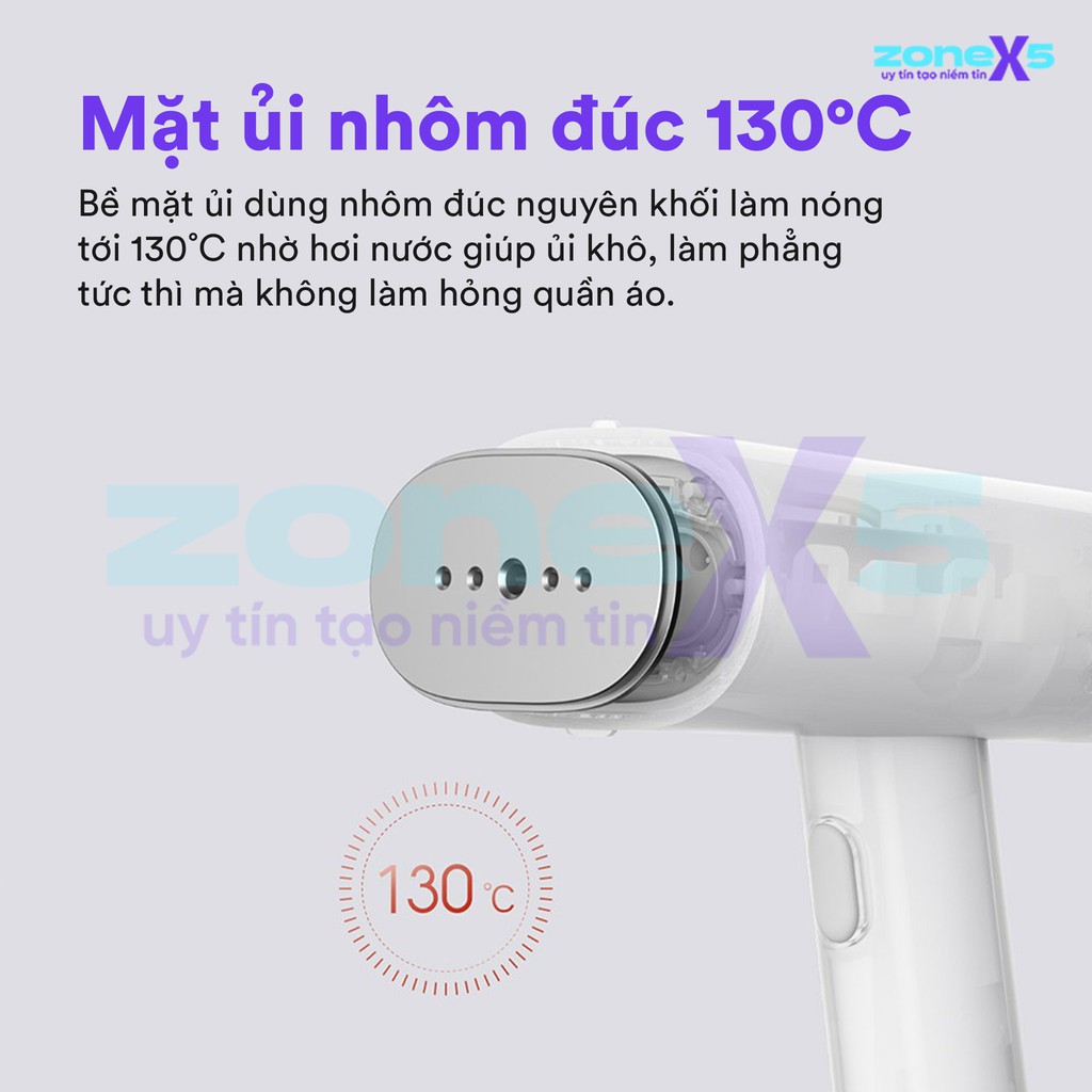 Bàn ủi hơi nước Xiaomi Mijia - Công suất 1200W, làm nóng 30s, ngăn chứa nước lớn, thiết kế đứng