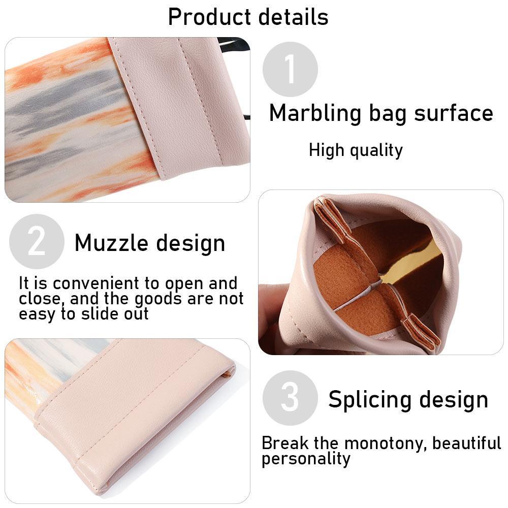 JUNE Túi Mềm Đựng Mắt Kính Cầm Tay Tiện Lợi