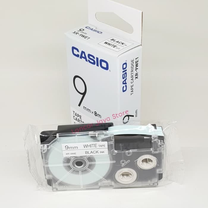 Dây Đeo Màu Trắng Đen Thời Trang Cho Casio Ez-Label Xr-9We1 / Label It Casio 9mm