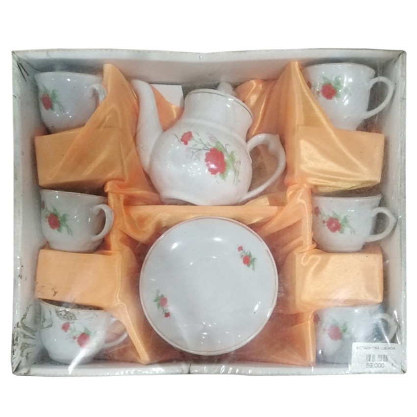 BỘ TÁCH TRÀ LỤA HOA TTR-LH (HÀNG TRƯNG BÀY)
