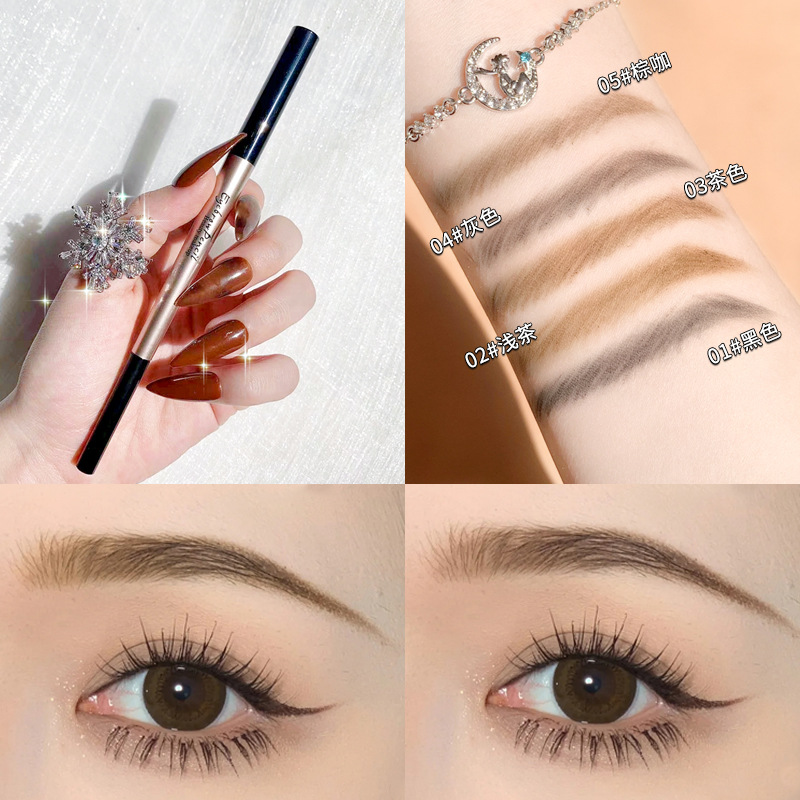 (Hàng Mới Về) Bút Chì Kẻ Lông Mày Hai Đầu Không Thấm Nước Và Mồ Hôi Tự Nhiên Lâu Trôi Honzy3693 | BigBuy360 - bigbuy360.vn