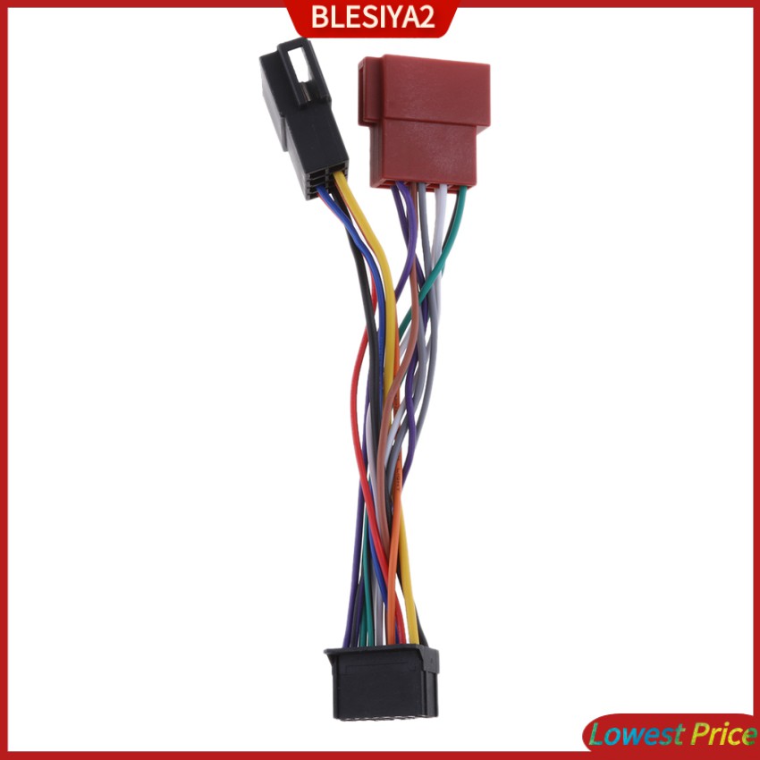 For Pioneer 2015 16 Pin to ISO Lead Wiring Loom Power Adaptor Radio Wire