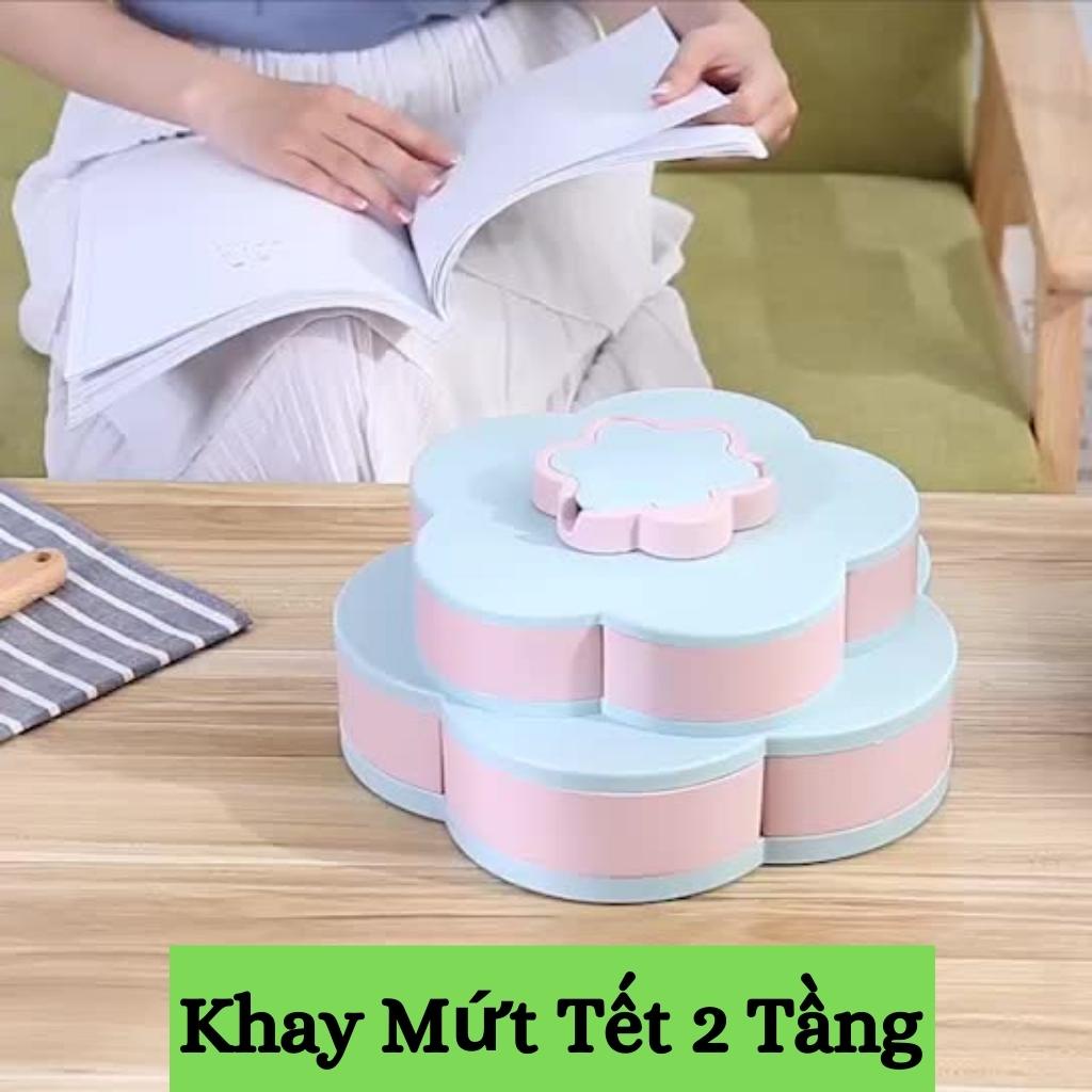 [ComBo] Khay đựng bánh kẹo tết sang trọng, khăn trải bàn Vintage vải ❤️FreeShip❤️trang trí ngày tết, phòng khách đẹp hơn