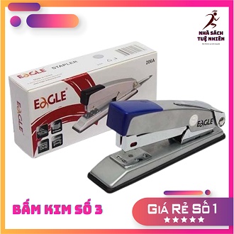 Bấm kim số 3 Eagle 206A máy bấm ghim số 3 dập ghim số 3 đồ bấm giấy size trung