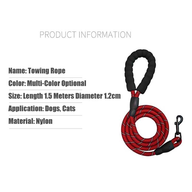 Dây Dắt Thú Cưng Đi Dạo / Cắm Trại Bằng Nylon Siêu Bền Tiện Dụng