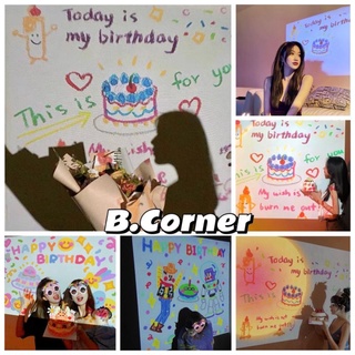 Đèn Chiếu Phông Nền Happy Birthday