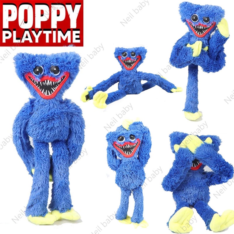 【Neil Baby】gấu bông huggy wuggy Poppy Playtime Fluffy thời gian chơi cây thuốc phiện giờ ra chơi Dễ thương Phim hoạt hình kinh dị Nhân vật Búp bê sang trọng thú nhồi bông Búp Bê Nhồi Bông búp bê nhồi bông đồ chơi cho bé