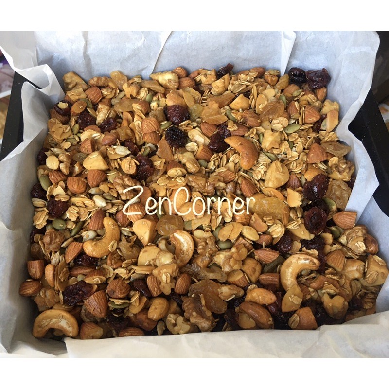 [Có Review từ khách] Granola siêu hạt, ngũ cốc ăn kiêng