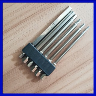 Bộ 6 đầu lục giác dài 100mm hãng BROPPE dành cho khoan, máy bắn vít