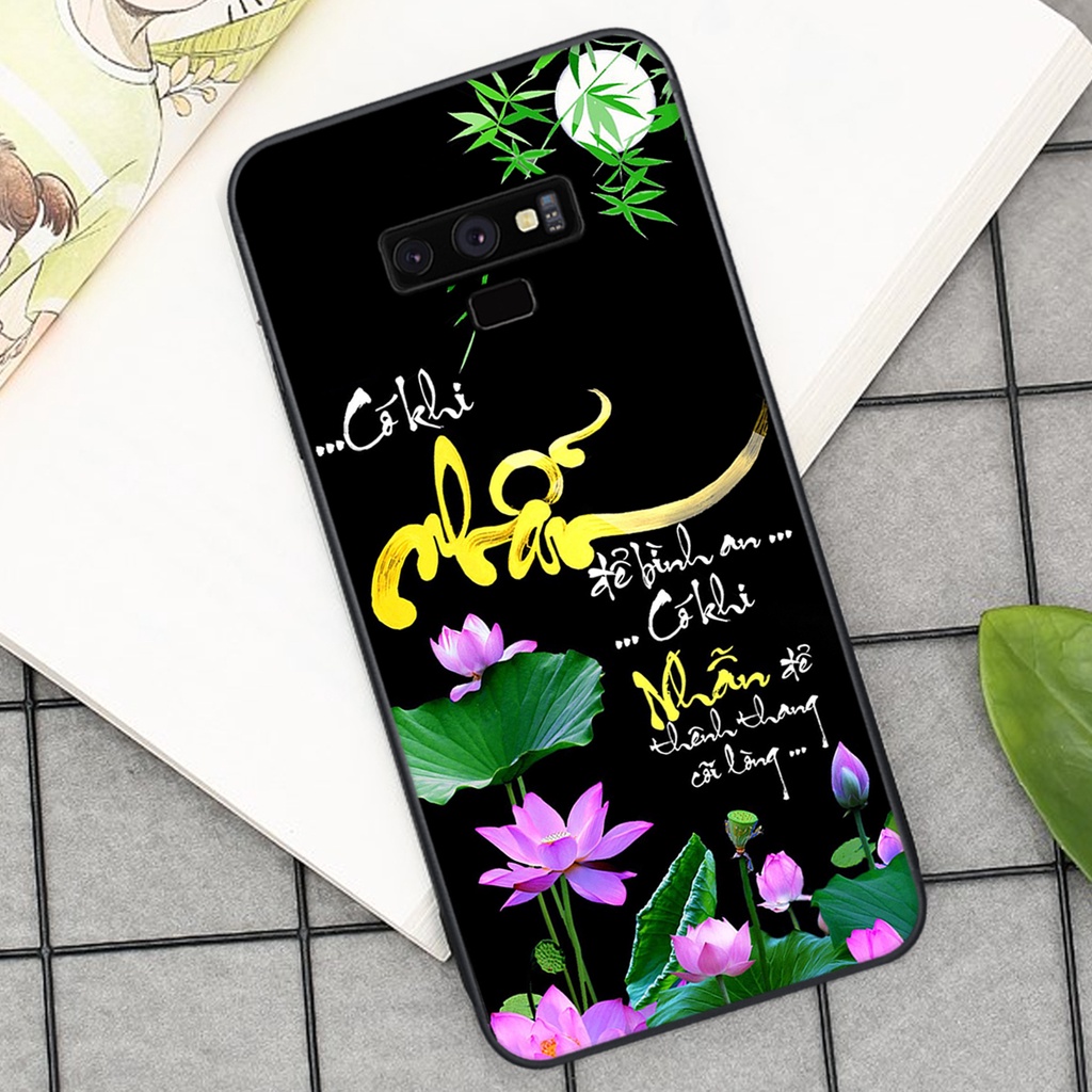 Ốp lưng Samsung Galaxy NOTE 9 in hình chữ tài chữ lộc, Cha Mẹ, bình an SIÊU ĐẸP
