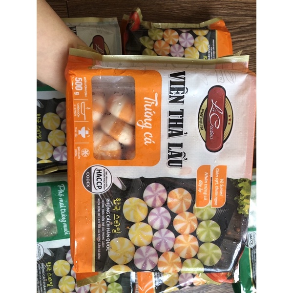 Viên thả lẩu bánh bao trứng cá 500g | BigBuy360 - bigbuy360.vn