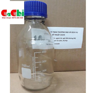 Chai thủy tinh trung tính 500ml