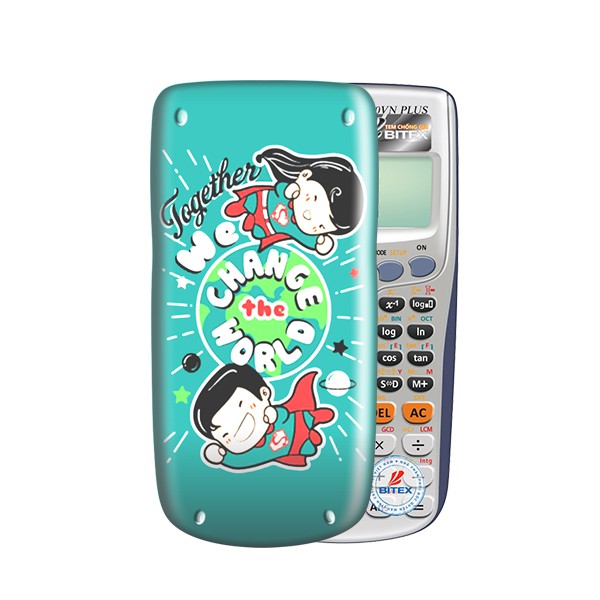 Nắp/ Ốp máy tính Casio/Vinacal Cute Slogan 027