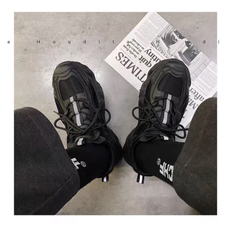 Giày Thể Thao Nam Sneaker Chính Hãng Cổ Cao Tăng Chiều Cao - HOUDITA - C-BT11