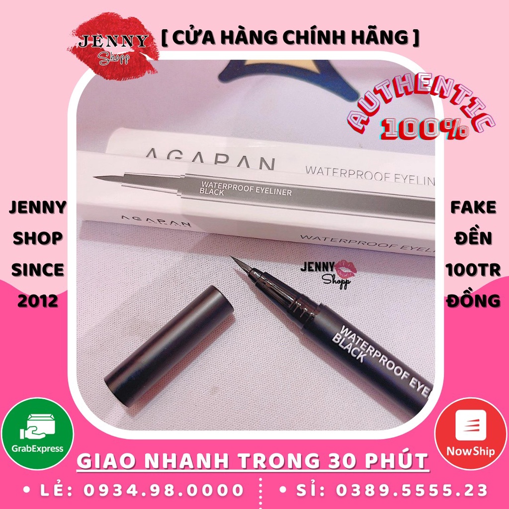 Kẻ Mắt Dạ Agapan Waterproof Eyeliner Black