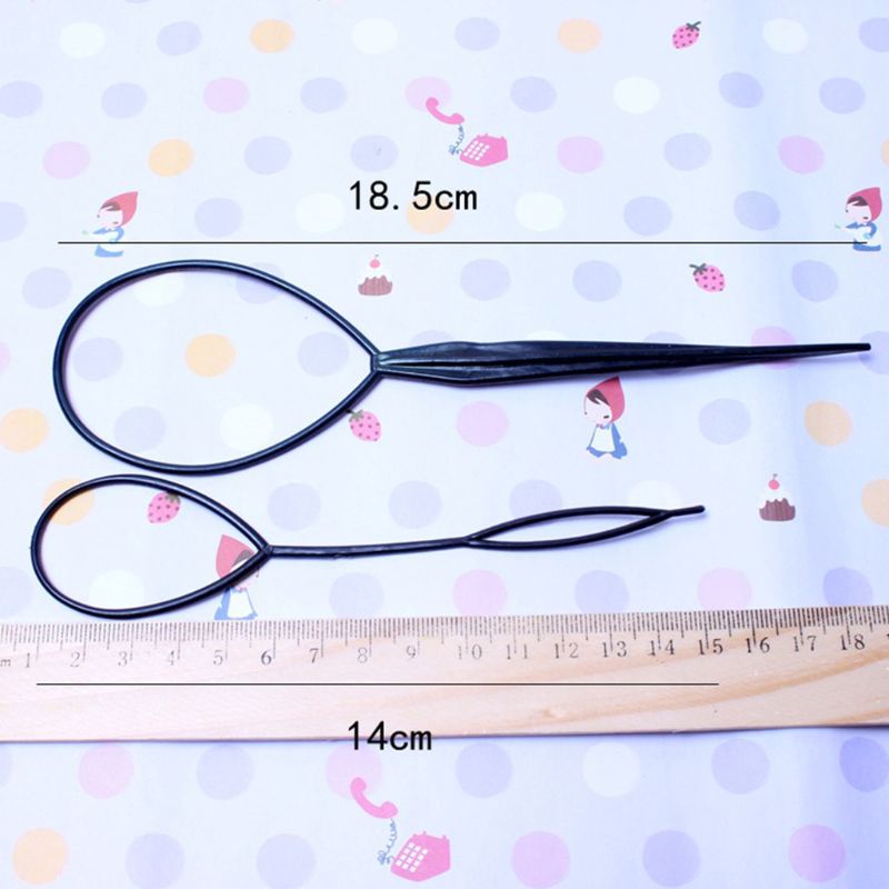 Bộ 2 Dụng Cụ Tạo Kiểu Tóc Bằng Nhựa DIY Cho Nữ