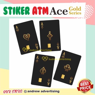 Hình dán thẻ atm chơi ace | nhãn dán thẻ atm garskin / atm / da / bit / tín dụng / emoney / flazz