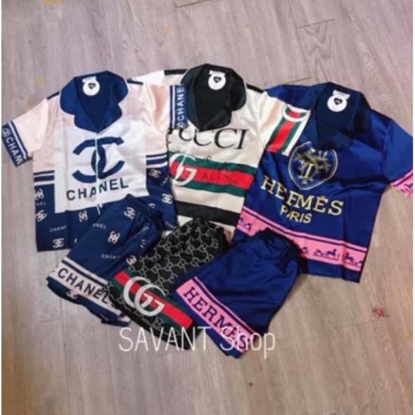 Độ Mặc Nhà Pijama Quần Đùi Lụa Satin Cao Cấp [ MẪU MỚI ] <3 | BigBuy360 - bigbuy360.vn