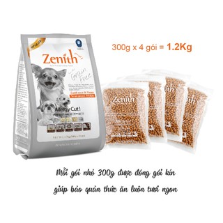 Thức ăn hạt mềm chó nhỏ zenith small breed 300gram