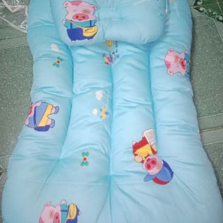 Bộ nệm gối sơ sinh 60*80cm