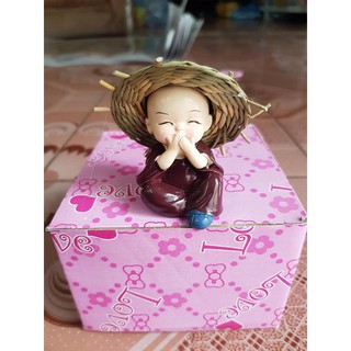 [Giá Buôn] BỘ TƯỢNG 4 ĐIỀU KHÔNG ĐỘI NÓN RƠM