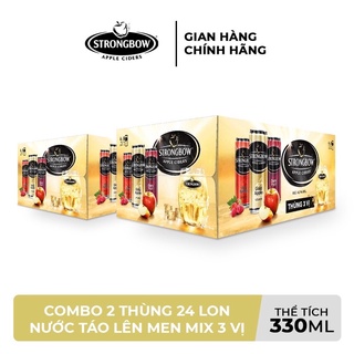 Thùng Strongbow đủ loại - Ship Hỏa Tốc - Date Mới
