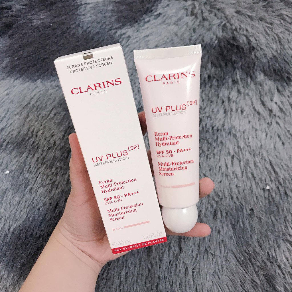 Kem Chống Nắng Clarins UV Plus 5P Multi-Protection Moisturizing Screen Rose SPF50 50ml