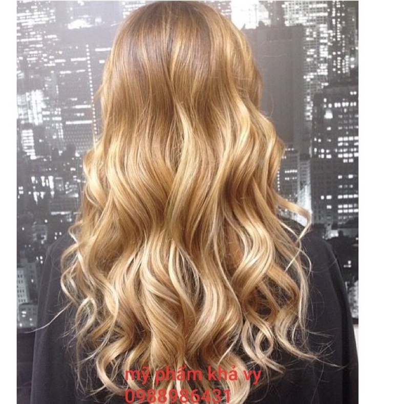 Tuýp màu nhuộm tóc màu vàng rất sáng 10.3 10.33 Lightest Golden Blonde