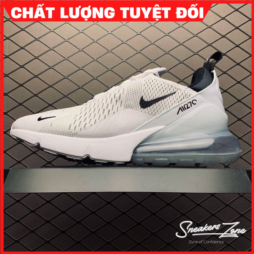 Giày Thể Thao Air Max 270 Full Trắng Cổ Thấp Siêu Êm Phù Hợp Cho Nam Và Nữ Sneakers World