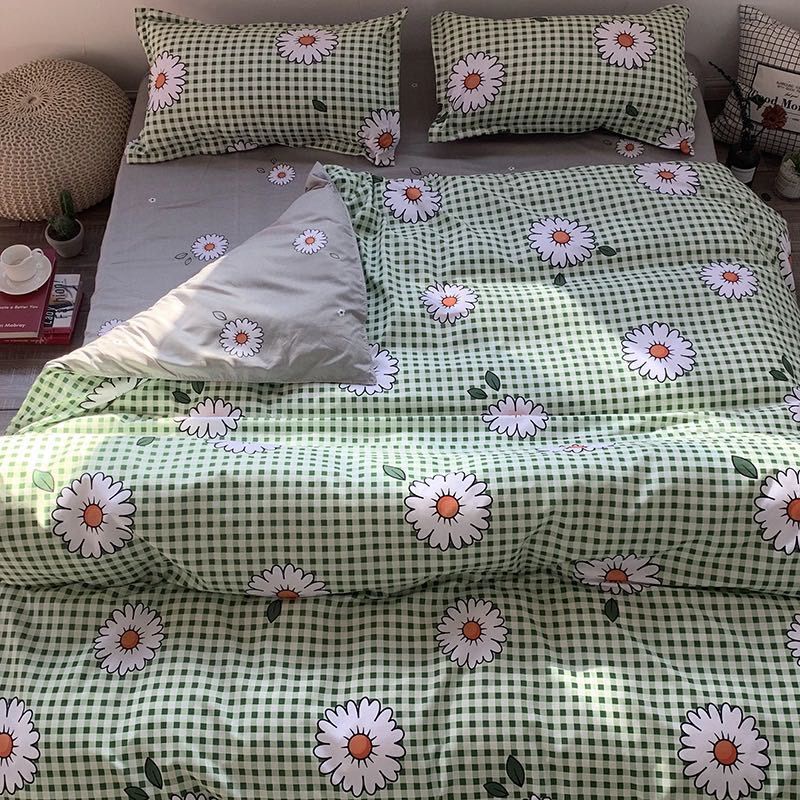 Bộ cotton poly Hoa nhí mẫu mới