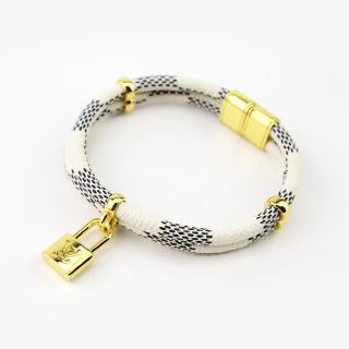( Mẫu Hot ) Vòng Tay LV Đơn Giản Có Ổ Khóa Vòng Tay LV Vòng Tay Thời Trang