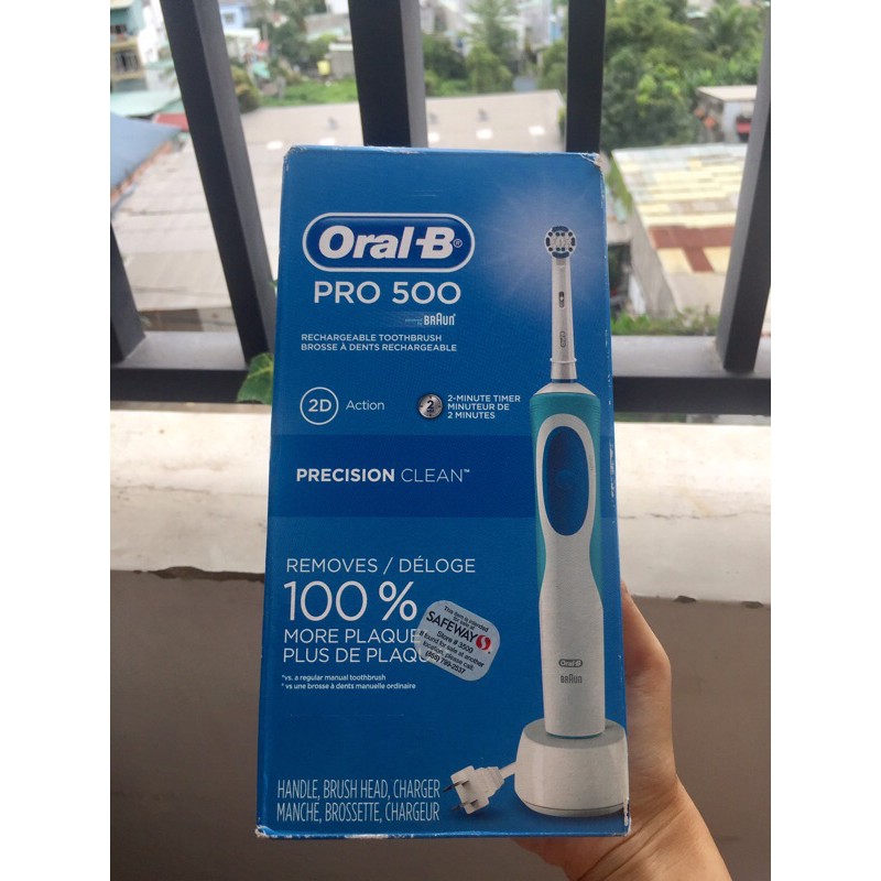 Bàn chải Điện Oral B Pro 500 của Mỹ