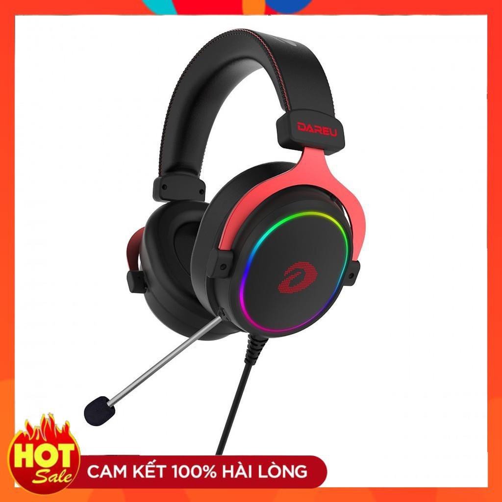 [Chính Hãng] Tai Nghe Gaming Dareu EH925 RGB Black Red (Mẫu Mới 2020) - Hàng Chính Hãng bảo hành 12 tháng
