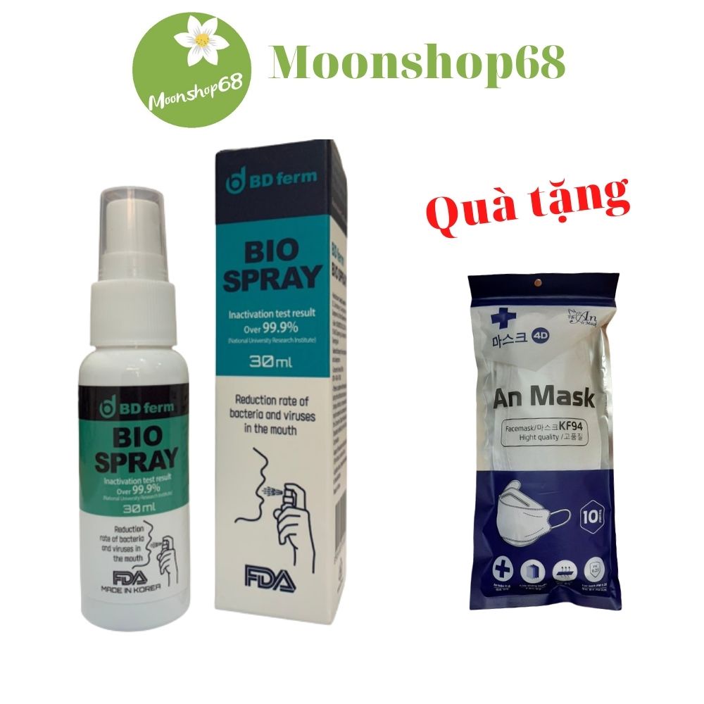 Xịt Họng Sinh Học Bdferm Bio Spray 30ml Nhập Khẩu Chính Hãng