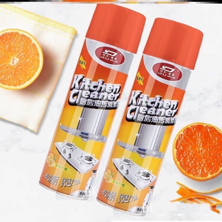 [RẺ VÔ ĐỊCH] Chai xịt tẩy đa năng bọt tuyết Kitchen Cleaner 500ml - Tẩy rửa nhà bếp sạch bóng, đánh bay dầu mỡ