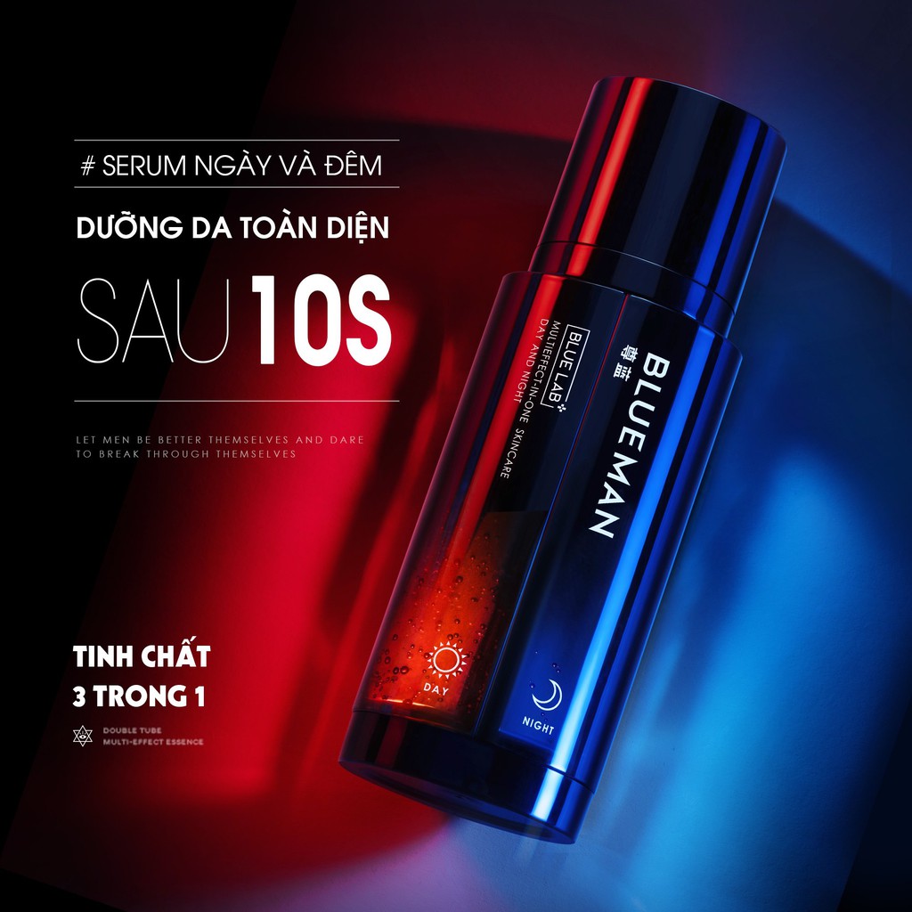 Serum Chăm Sóc Da Kiềm Dầu Ngày & Đêm 2 In 1 Blueman 50g ZL117