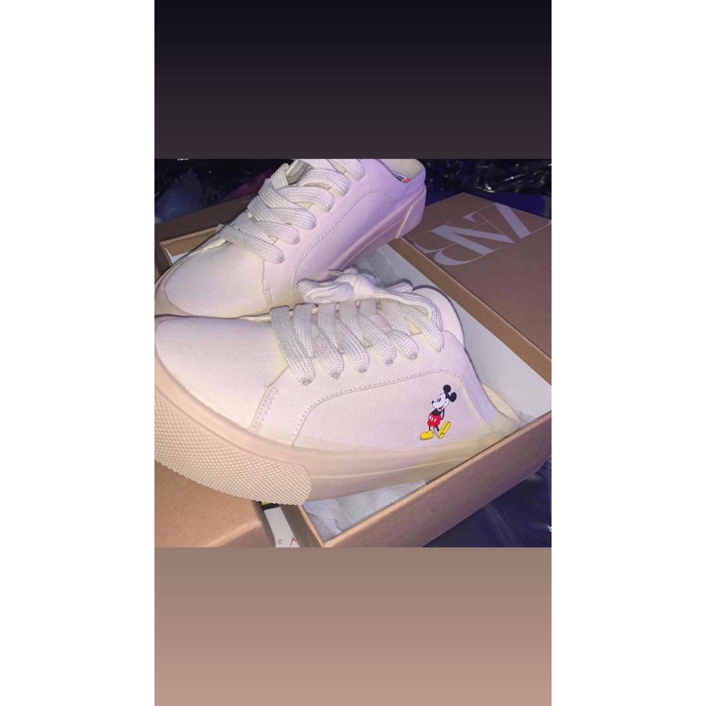 Zara x Mickey đạp gót real, ảnh thật bên dưới