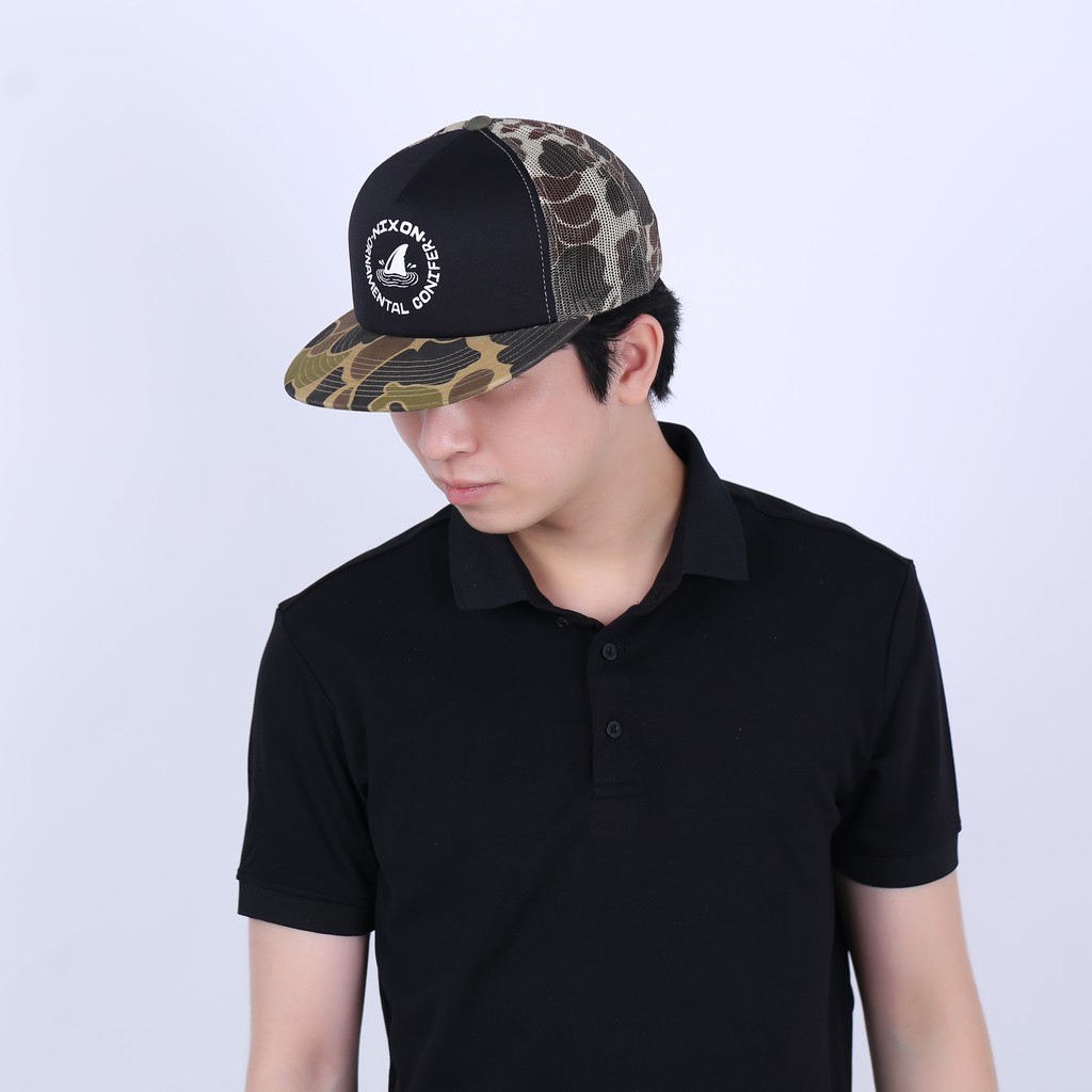 Mũ nón snapback Nixon lưới đen chính hãng 757