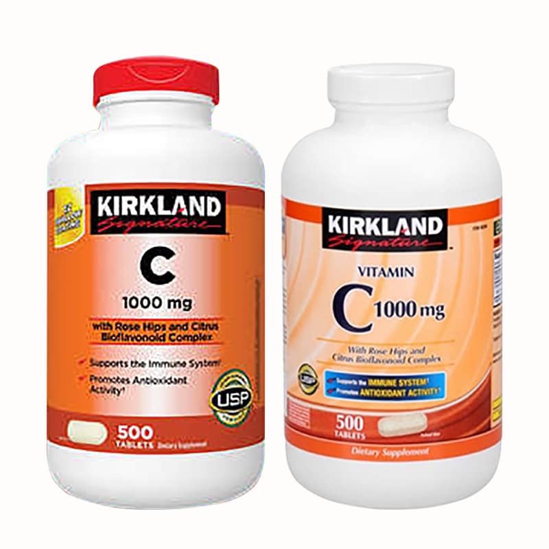 Vitamin C 1000mg Kirkland 500v