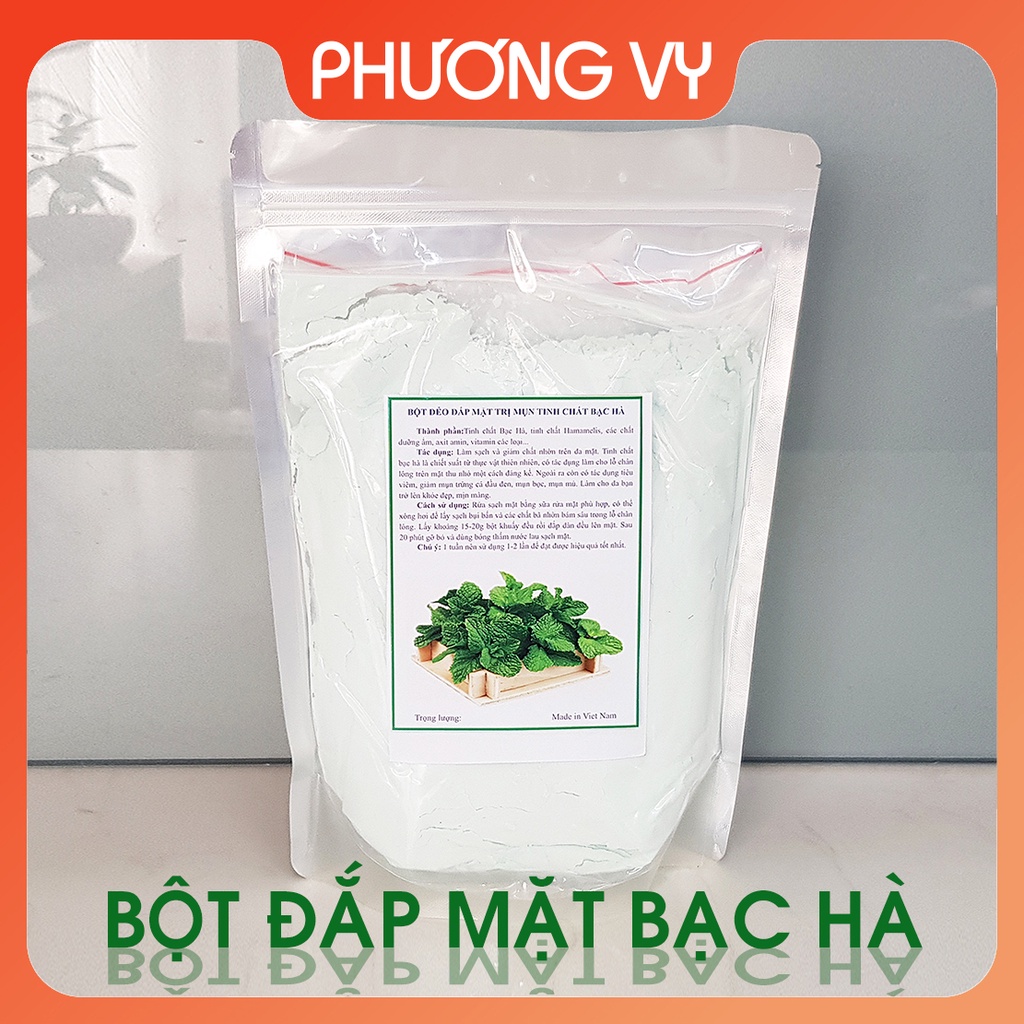 1000g BỘT DẺO ĐĂP MẶT TINH CHẤT BẠC HÀ DƯỠNG DA SPA