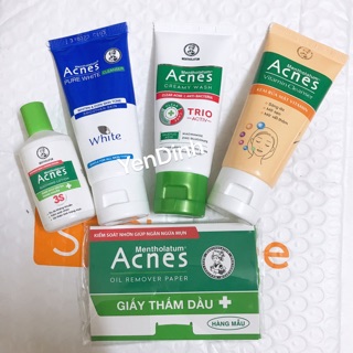 Combo 5 món Acnes Chăm Sóc Da Mụn Thâm 25g ( mẫu thử chính hãng )