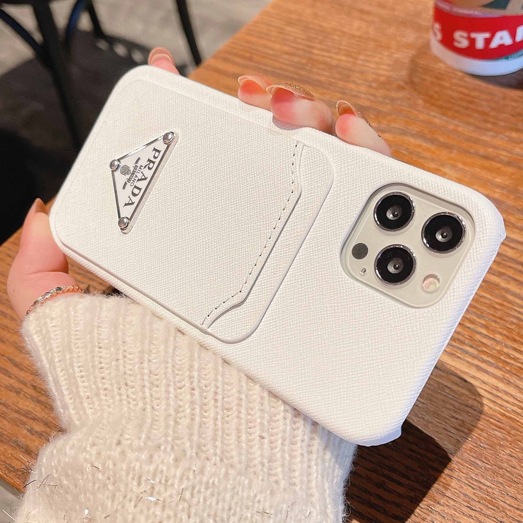 Ốp Điện Thoại Da Cứng Dạng Ví Thời Trang Cho iPhone14Max 13promax 12 11 xsmax xr xs 7P